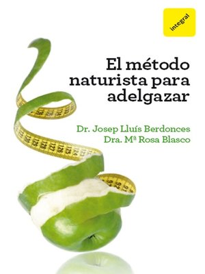 cover image of El método naturista para adelgazar